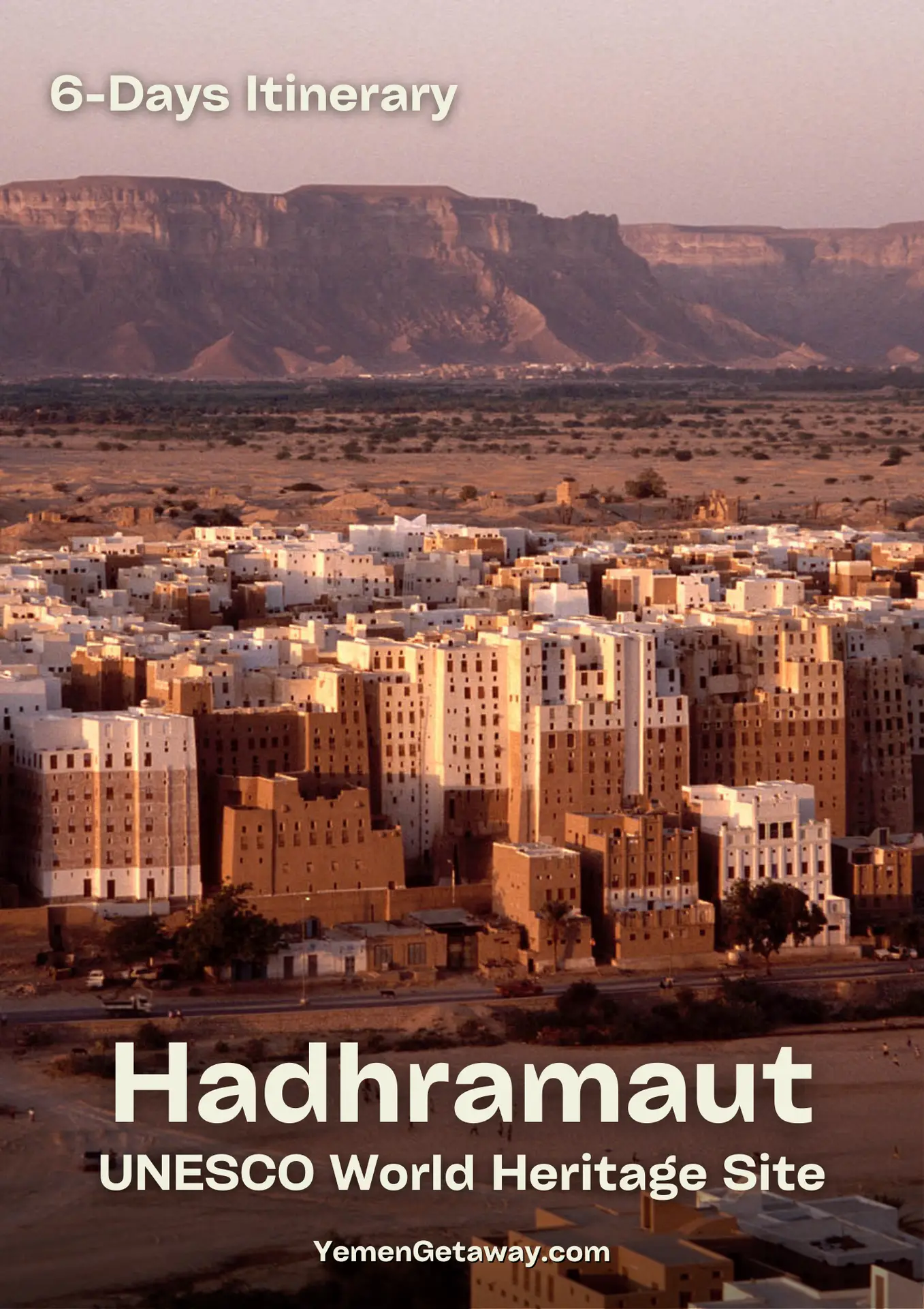 Hadhramaut 6-Days Itinerary